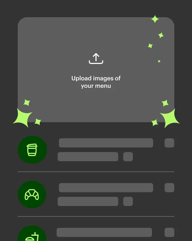 Clover AI menu builder